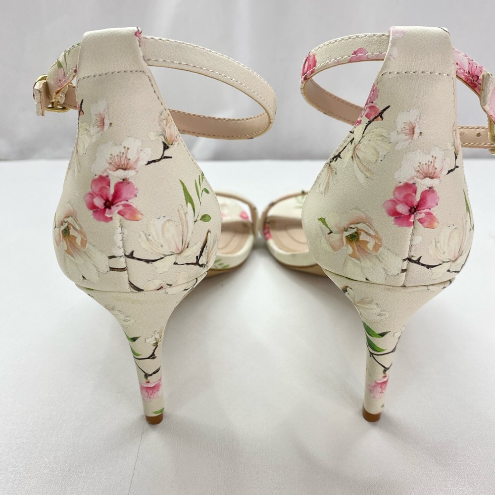 Kelly & Katie Floral Women's 3” Heels Cream Pink size 8 shoes sandals wedding - Picture 5 of 12